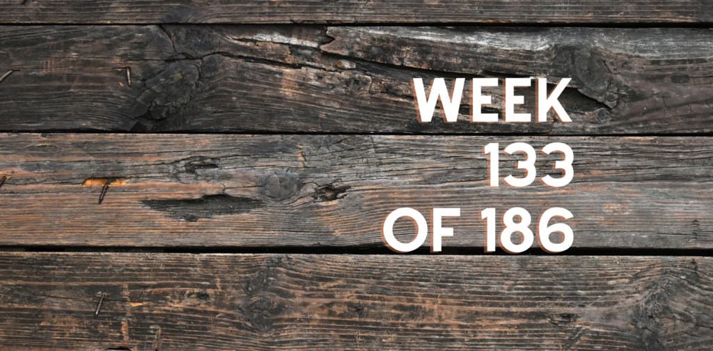 week 133 of my doctorate journey Robert Forto