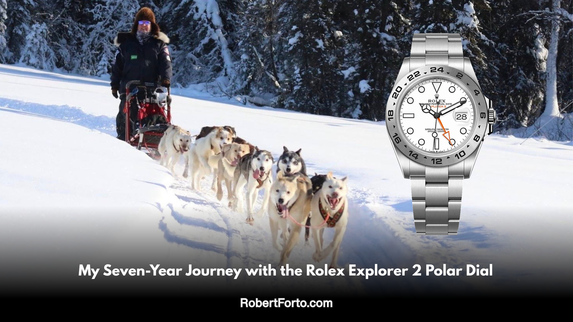 オラフページ② My Seven-Year Journey with the Rolex Explorer 2 Polar Dial